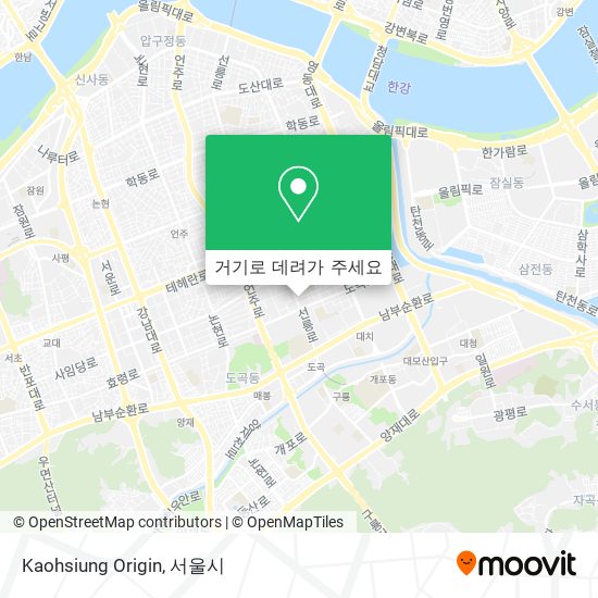 Kaohsiung Origin 지도