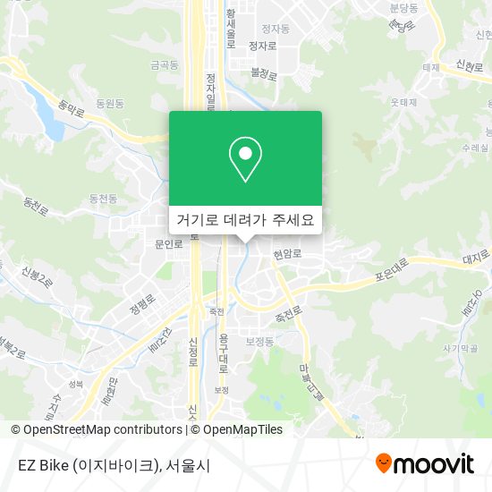 EZ Bike (이지바이크) 지도