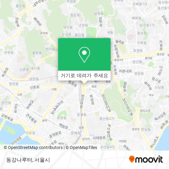 동강나루터 지도