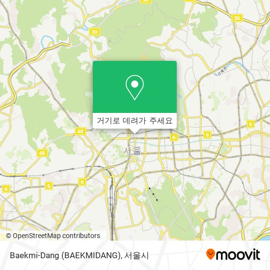 Baekmi-Dang (BAEKMIDANG) 지도