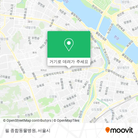 필 종합동물병원 지도