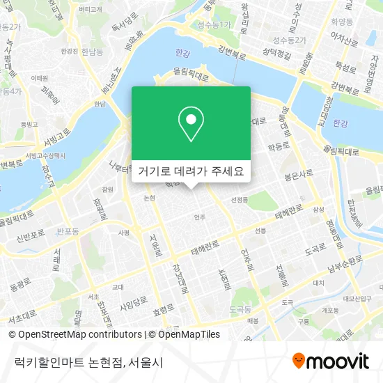 럭키할인마트 논현점 지도