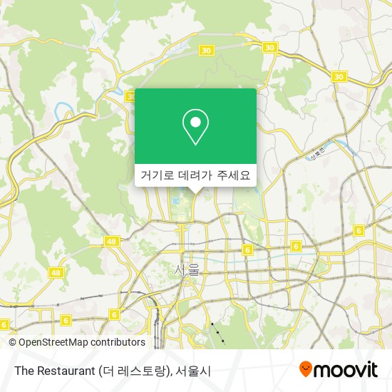 The Restaurant (더 레스토랑) 지도