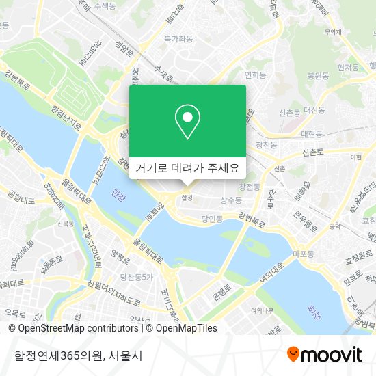 합정연세365의원 지도