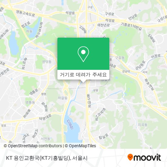 KT 용인교환국(KT기흥빌딩) 지도