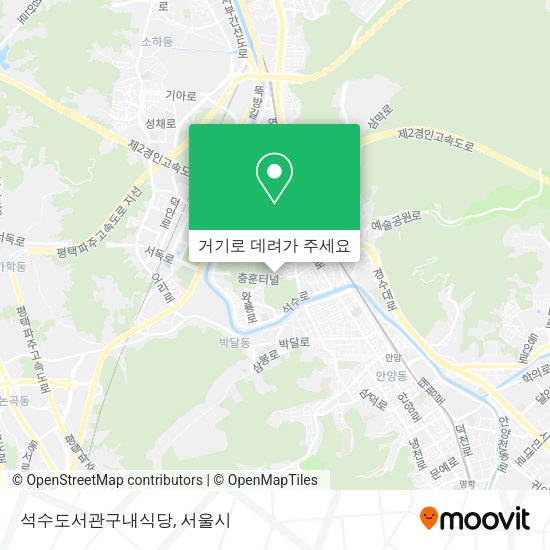 석수도서관구내식당 지도
