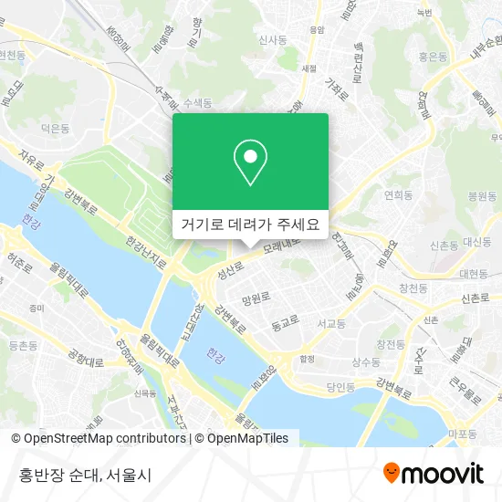 홍반장 순대 지도