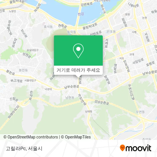 고릴라Pc 지도