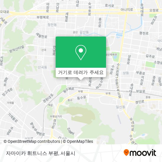 자마이카 휘트니스 부평 지도