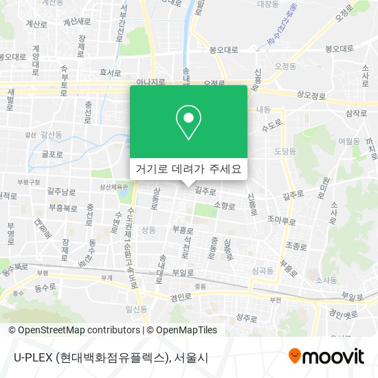 U-PLEX (현대백화점유플렉스) 지도
