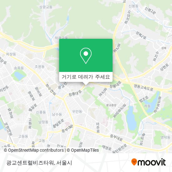광교센트럴비즈타워 지도