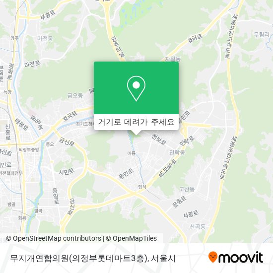 무지개연합의원(의정부롯데마트3층) 지도