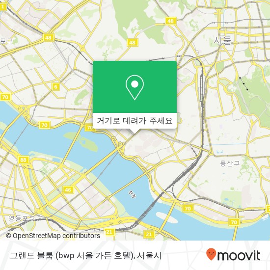 그랜드 볼룸 (bwp 서울 가든 호텔) 지도