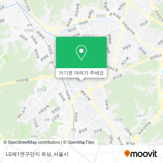 LG제1연구단지 옥상 지도