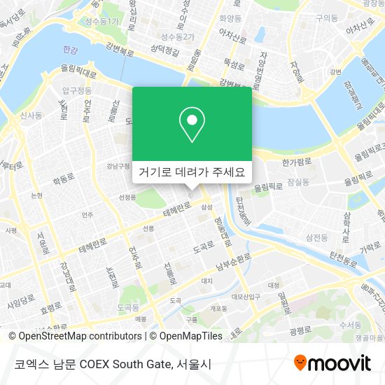 코엑스 남문 COEX South Gate 지도