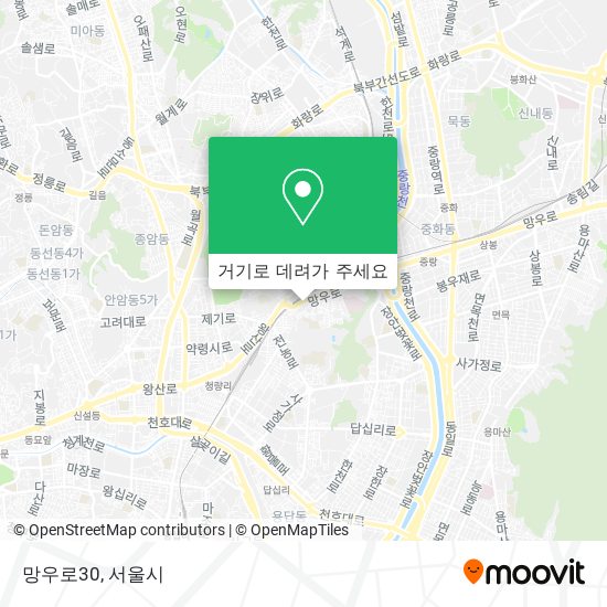 망우로30 지도