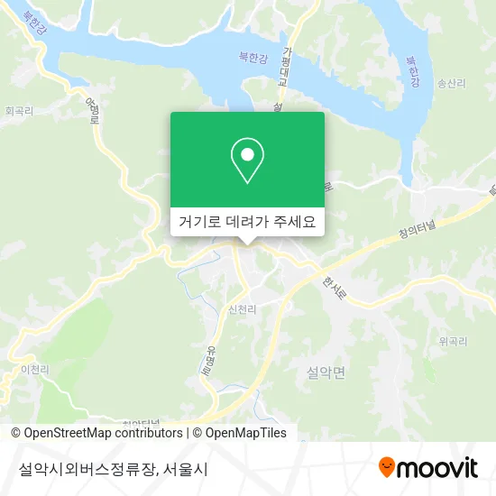 설악시외버스정류장 지도