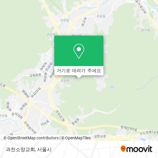 과천소망교회 지도