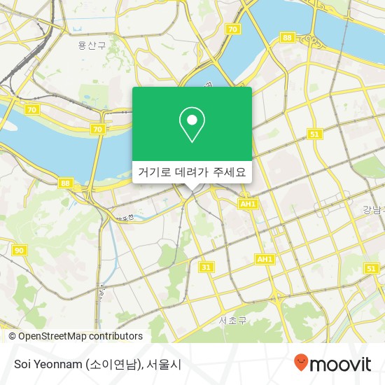 Soi Yeonnam (소이연남) 지도