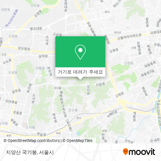 지양산 국기봉 지도