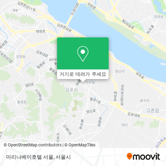마리나베이호텔 서울 지도