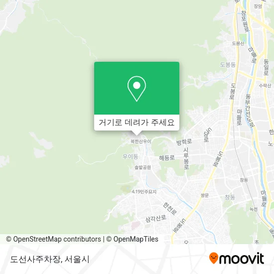 도선사주차장 지도
