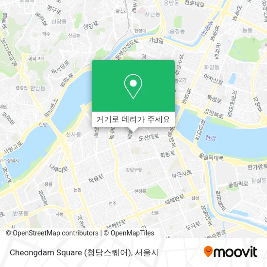 Cheongdam Square (청담스퀘어) 지도