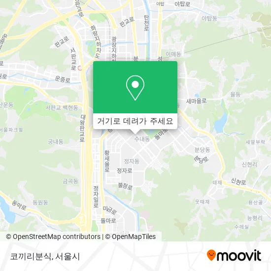 코끼리분식 지도