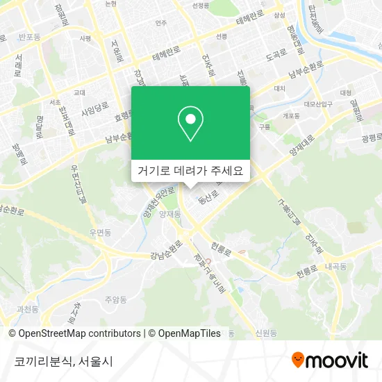 코끼리분식 지도