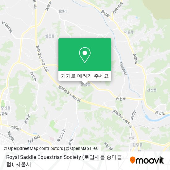 Royal Saddle Equestrian Society (로얄새들 승마클럽) 지도