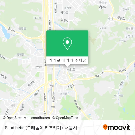 Sand bebe (모래놀이 키즈카페) 지도