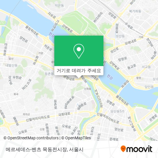 메르세데스-벤츠 목동전시장 지도