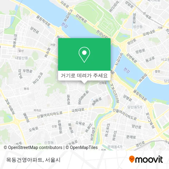 목동건영아파트 지도