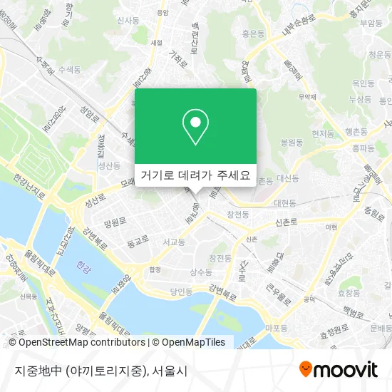 지중地中 (야끼토리지중) 지도