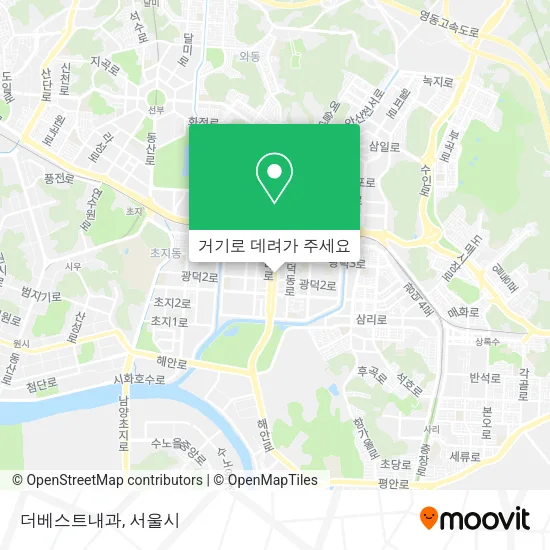 더베스트내과 지도
