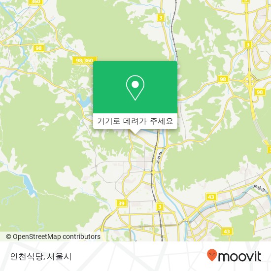 인천식당 지도