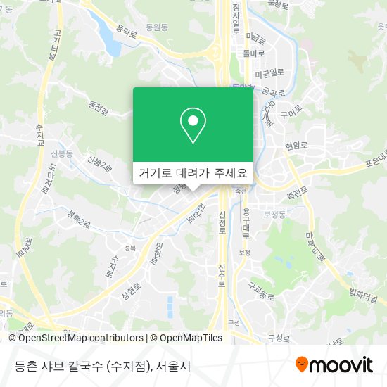 등촌 샤브 칼국수 (수지점) 지도
