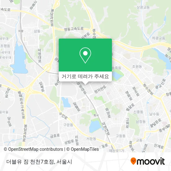 더블유 짐 천천7호점 지도
