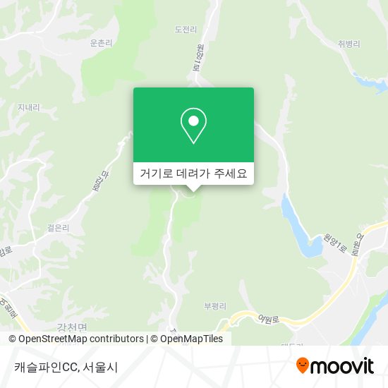캐슬파인CC 지도