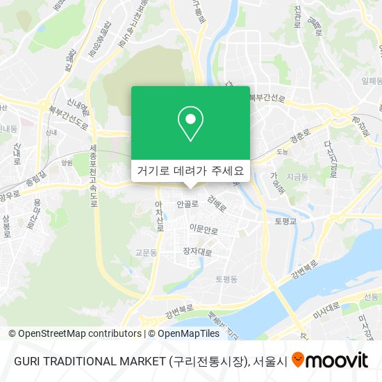 GURI TRADITIONAL MARKET (구리전통시장) 지도
