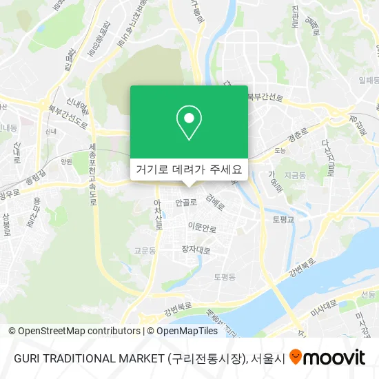 GURI TRADITIONAL MARKET (구리전통시장) 지도