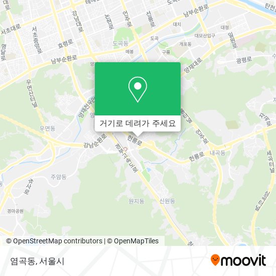 염곡동 지도