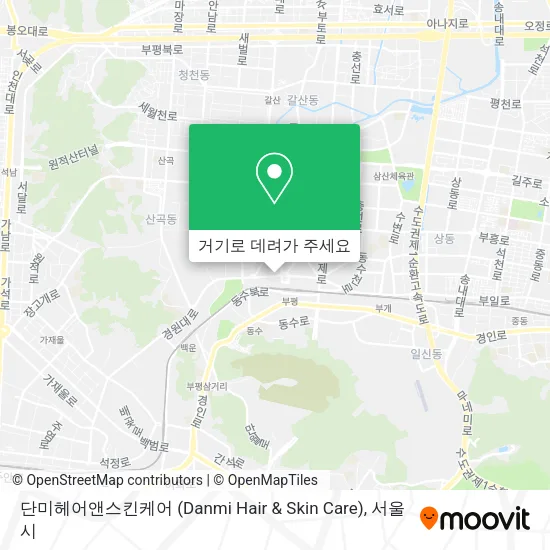단미헤어앤스킨케어 (Danmi Hair & Skin Care) 지도