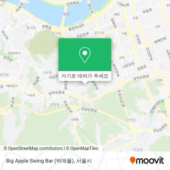 Big Apple Swing Bar (빅애플) 지도