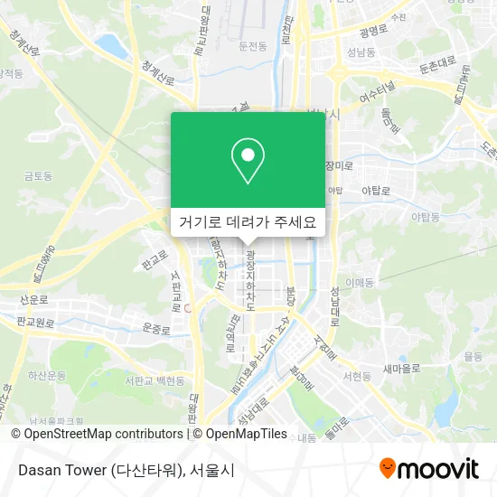 Dasan Tower (다산타워) 지도