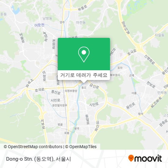 Dong-o Stn. (동오역) 지도