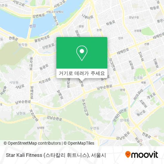 Star Kali Fitness (스타칼리 휘트니스) 지도