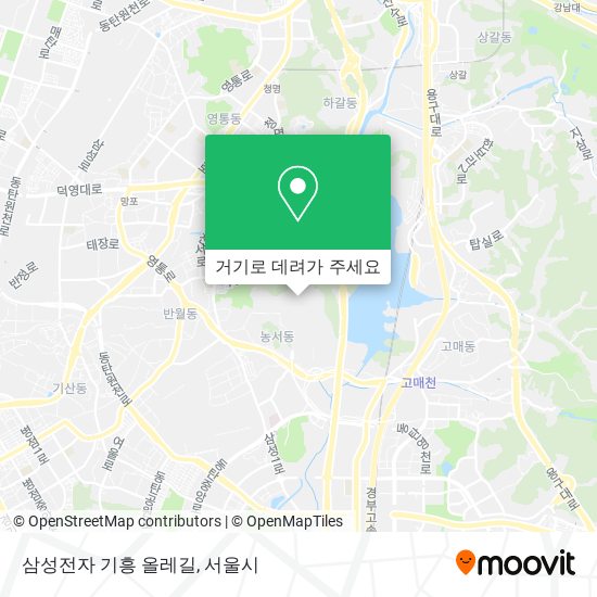 삼성전자 기흥 올레길 지도