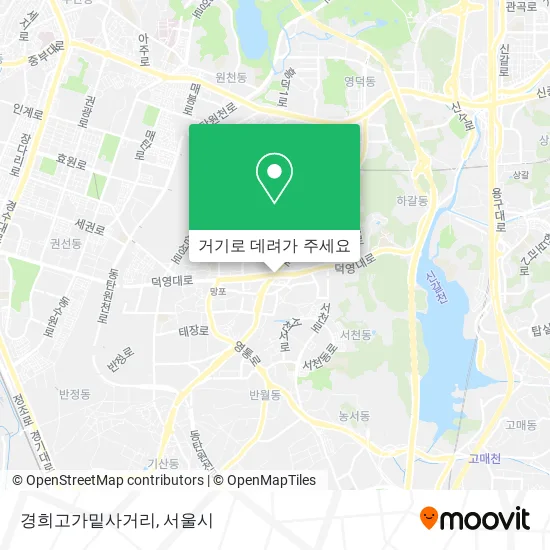 경희고가밑사거리 지도