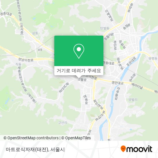 마트로식자재(태전) 지도